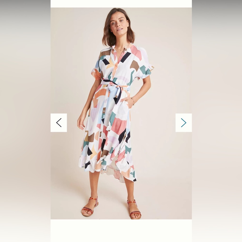 NWOT Anthropologie Corey Lynn Calter SoHo Shirt Dress, Size Small